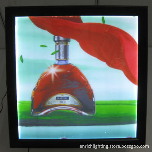 Single Face LED Light Box with Aluminum Frame, Super Slim 50mm, Frame/Visible Size Can Be OEM
